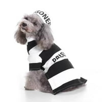 Животът на домашни любимци ретро затворник затворник за домашни кучета костюм униформа