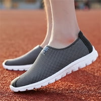 DMQUPV Мъжки Go Walk Max- маратонки Обувки Модни обувки Изпълнете спортни мъжки мъжки въздух въздух с ниска маратонка TechnicleSportshoe тъмно сиво 11