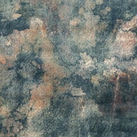 Съзвездие Vintage Dermot Overdyed Rug, светлосин мулти, 6'7 9'2