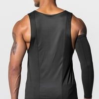 Мъжки тренировъчна жилетка резервоар топ бодибилдинг фитнес мускулна фитнес футболна риза