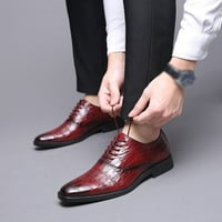 Akiihool Men's Oxfords Shoes Мъжки рокля обувки Oxford Shoes Дайте оксфордски обувки Oxford