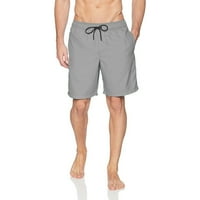 мъжки бански, Спортни нетни плажни шорти сухи бързо с вътрешни ежедневни панталони мъжки Къси панталони мъжки бански костюми, мъжко бельо сиво с
