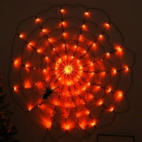 Цинхай вградени ярки светодиоди мигащи режими енергоспестяващи светодиодни паяжини Хелоуин декоративна светлина с дистанционно управление