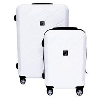 Scribble вложен багаж, куфари за подвижен багаж, 29 инча и 21 инча, ABS твърди калъфи, бяло