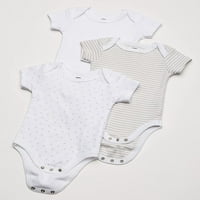 Hudson Baby Cotton Bodysuits 7pk, Neutral Basic, 18- месеца