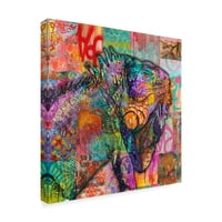 Търговска марка изобразително изкуство 'Игуана' платно изкуство от Дийн Русо