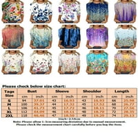 Voguele Ladies Thish Floral Print Tee Deanege Тениска Dailywear Tunic Blouse Fashion Summer Tops 2xl